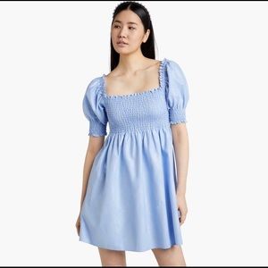 HILL HOUSE Athena Nap Dress Light Blue